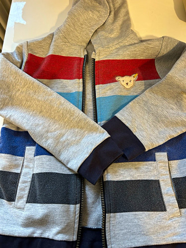 Steiff jungen hoodie 110 - hoodie,