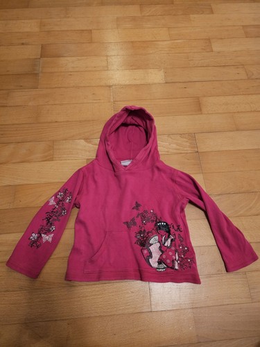 Hoodie pink 110 kapuze - hoodie,
